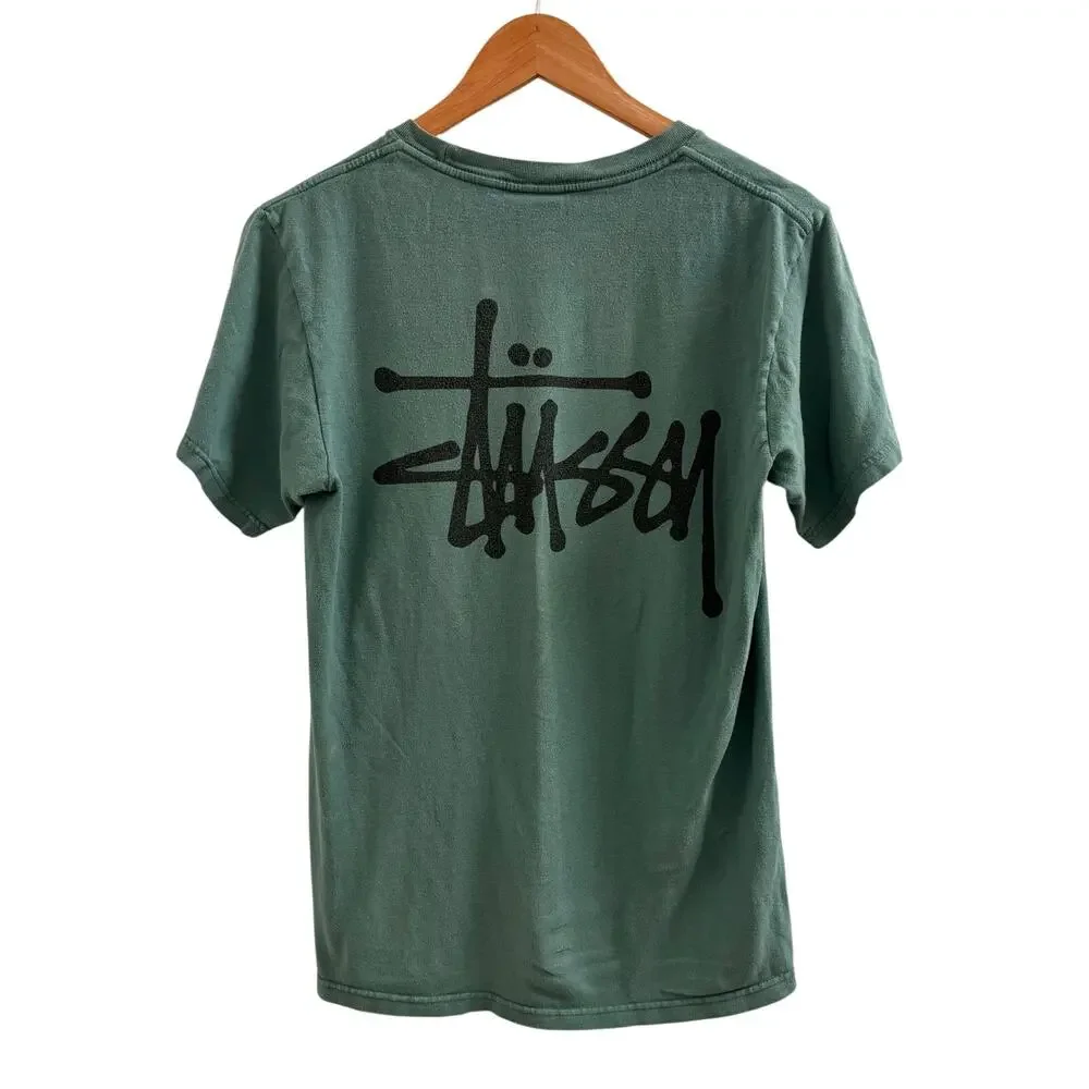 Green Stussy Tee